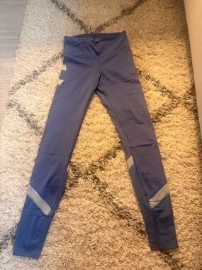 Under Armour blue Leggings with Reflective Accents